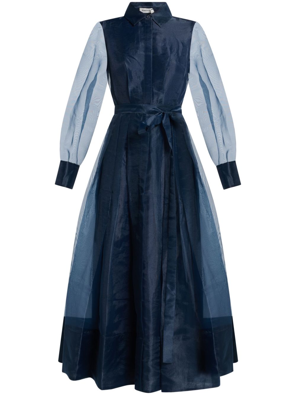 Montgomery midi dress - Blue