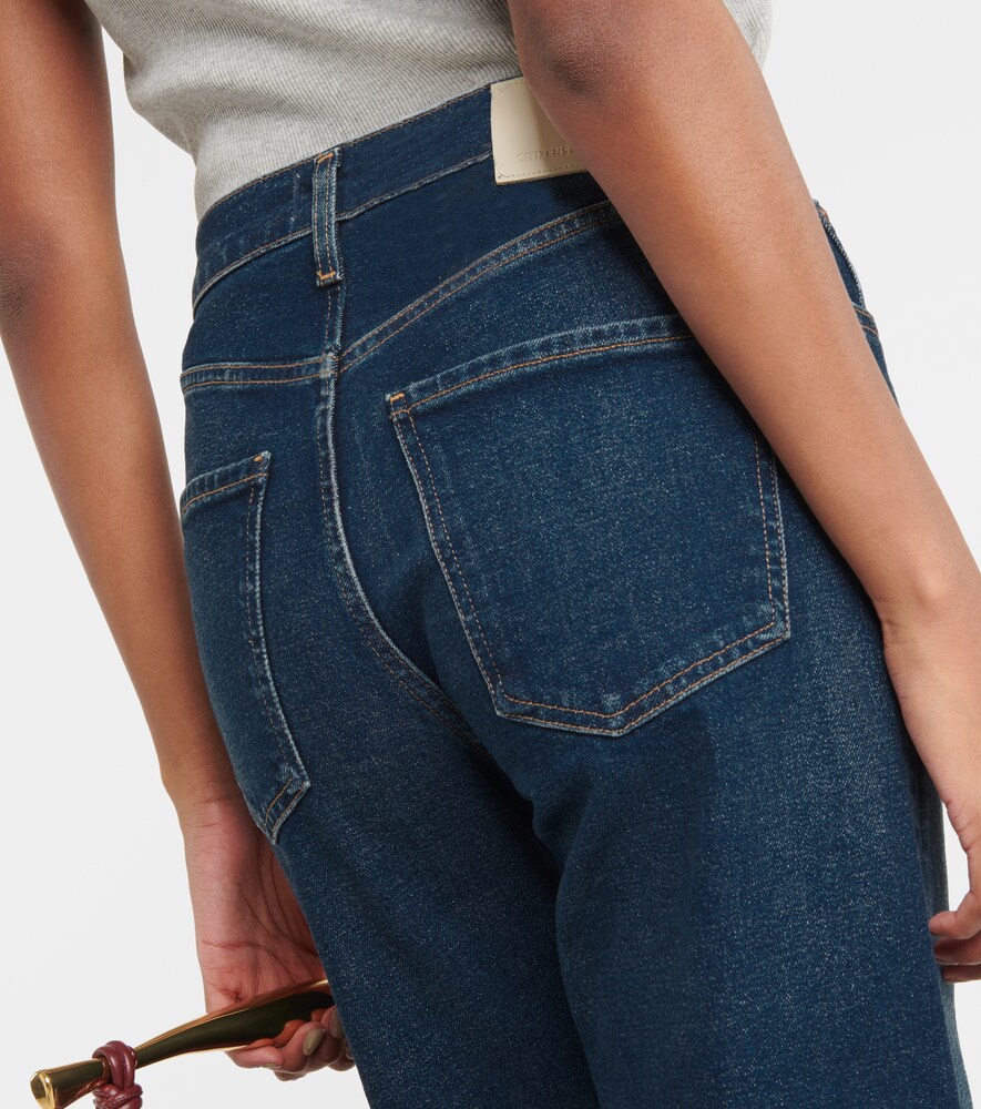 Florence high-rise wide-leg jeans