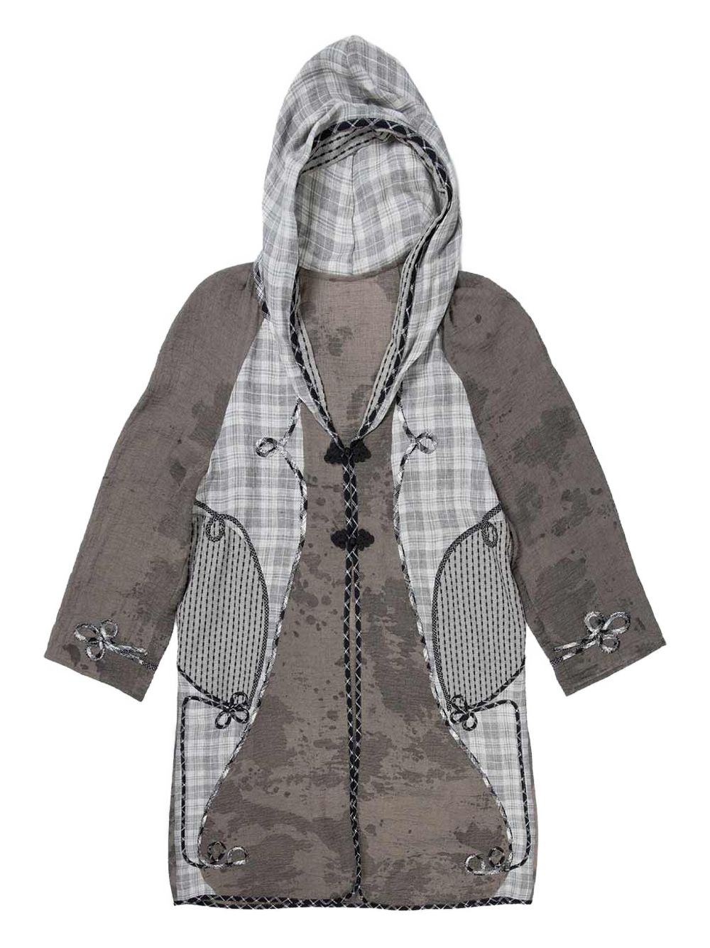 COMMUNS hooded coat - Grey
