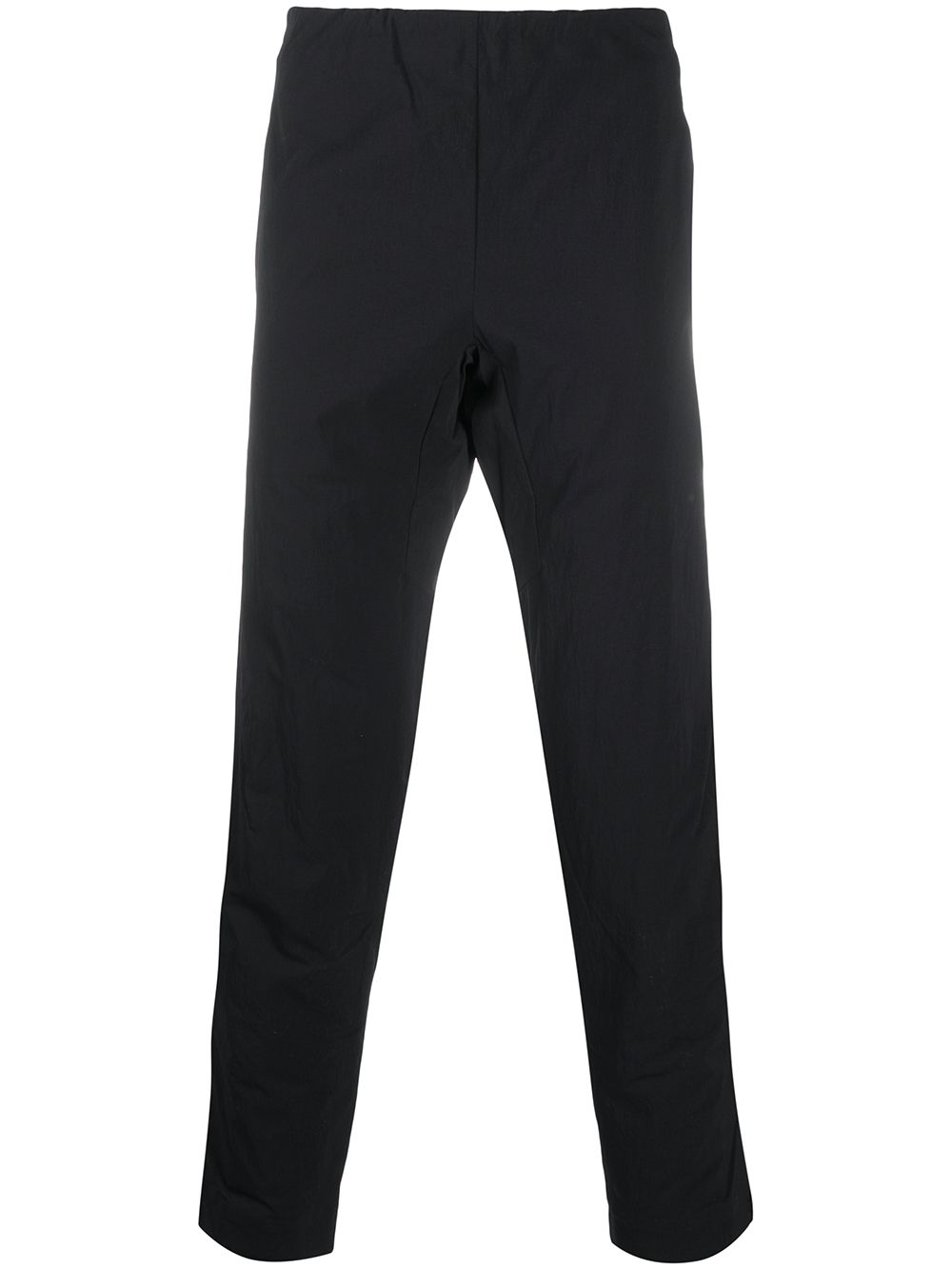 Panelled straight-leg trousers - Black