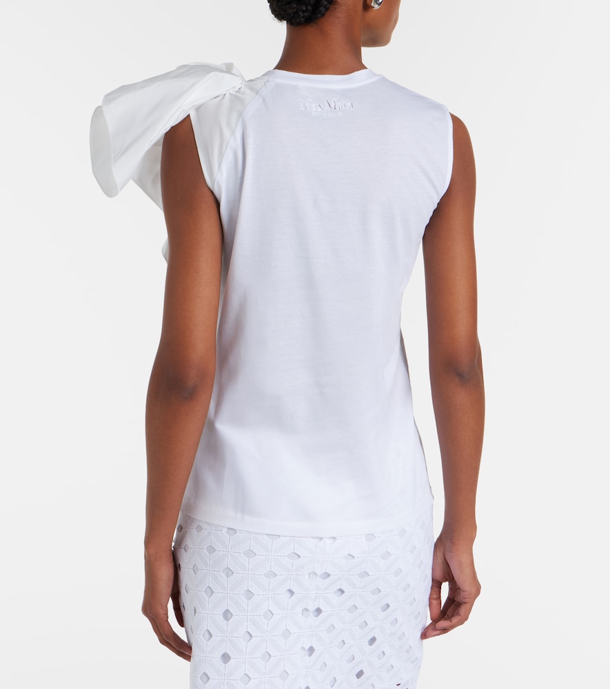 Elegante Taglio cotton jersey top