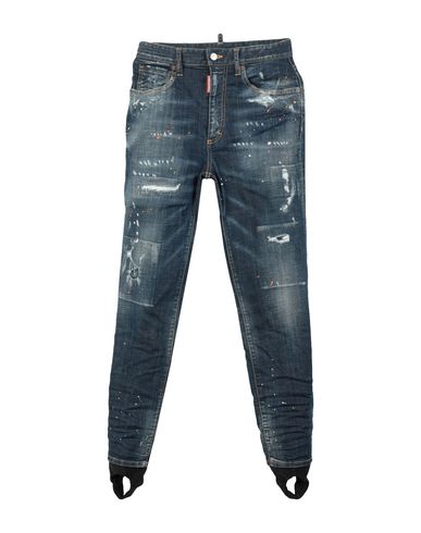 Woman Jeans Blue Size 2 Cotton, Elastane, Polyester, Polyurethane