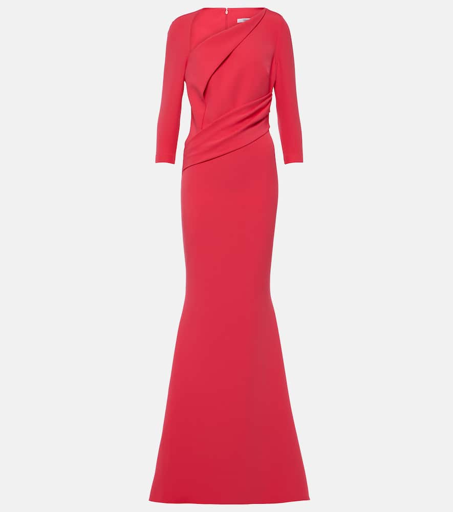 Pollina crêpe gown