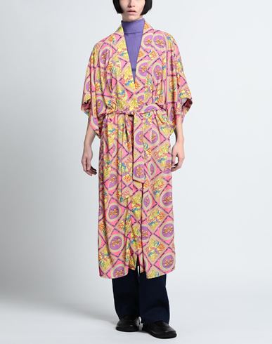 4giveness Woman Overcoat & Trench Coat Fuchsia Size ONESIZE Polyester