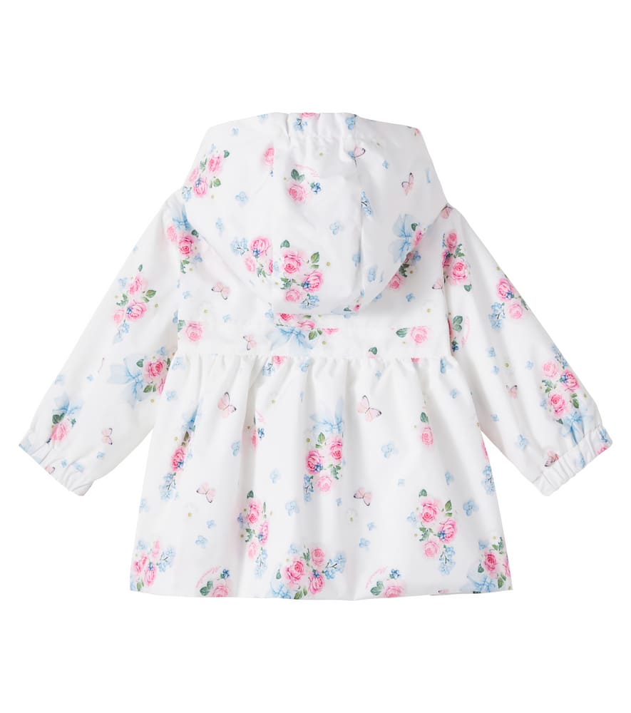Floral raincoat