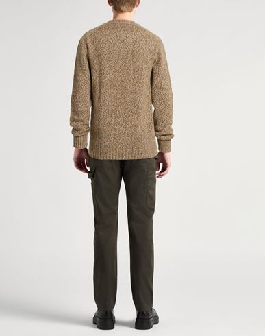 Man Sweater Camel Size 40 Cashmere
