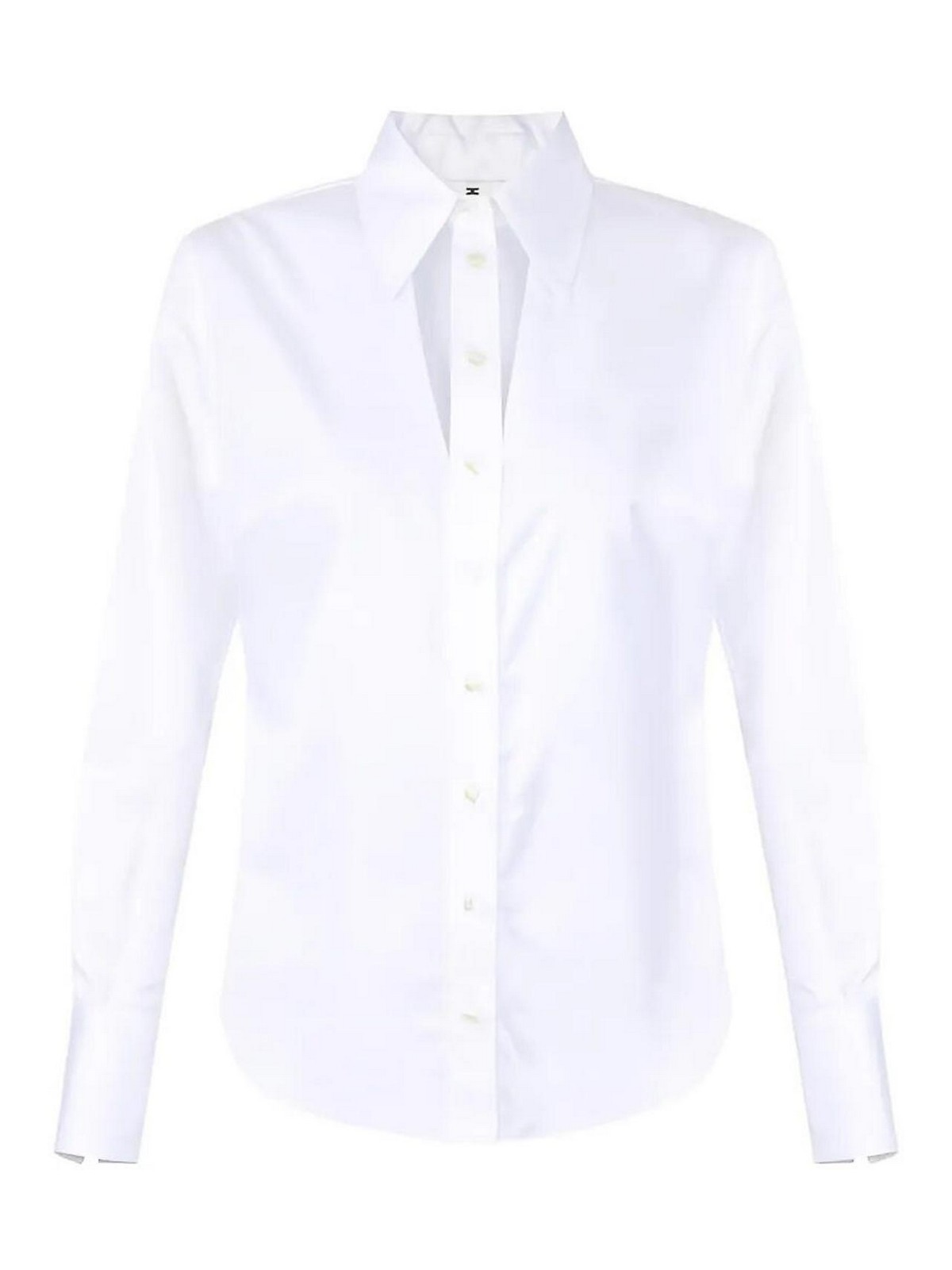 Cut-out Embroidered Shirt