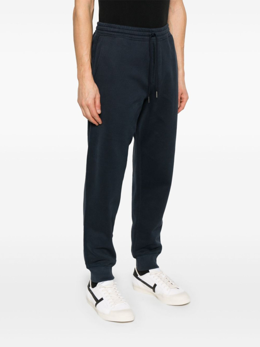 Navy Blue Jersey Sports Trousers