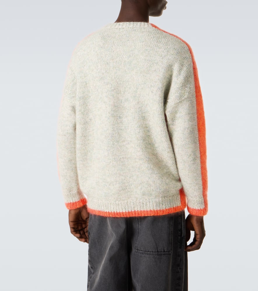 X Louis Wain intarsia wool-blend sweater