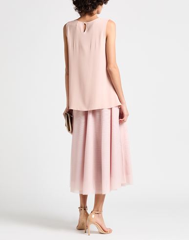 Woman Top Pink Size 4 Acetate, Silk