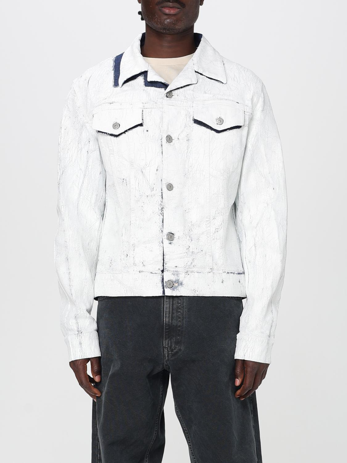 MM6 Maison Margiela coated denim jacket - White