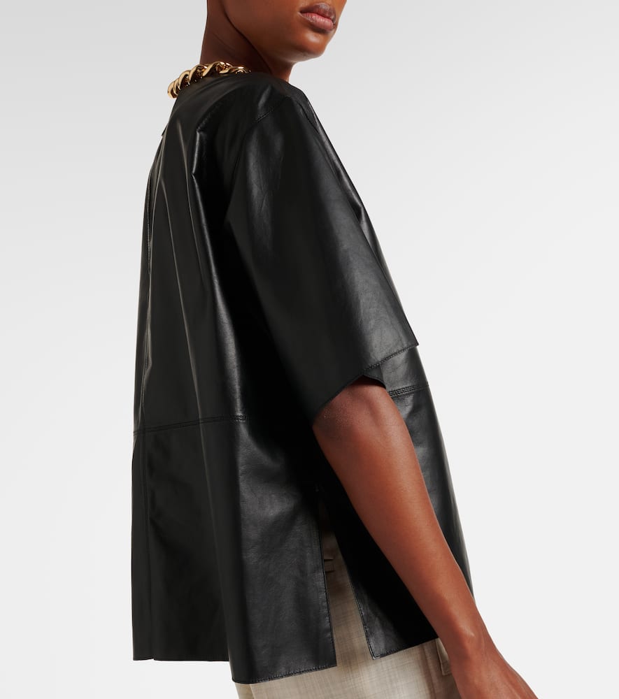 Tanjic leather top