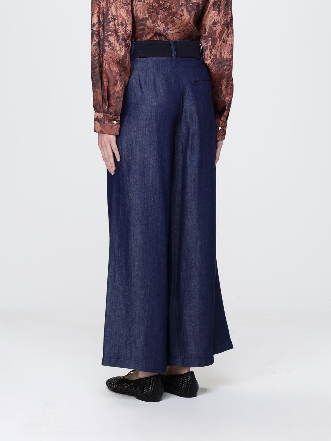 Pants Woman color Blue