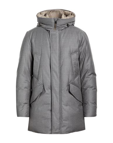 Man Coat Grey Size S Virgin Wool, Silk