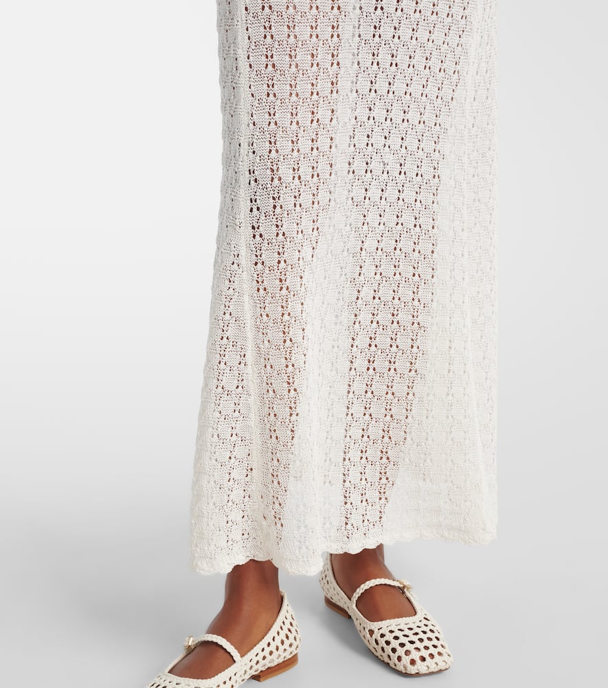 Crochet maxi skirt
