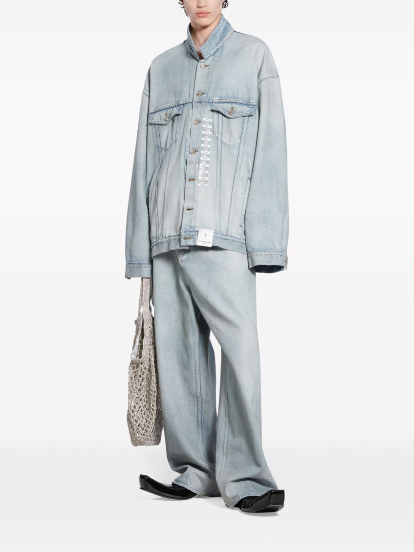 Size Sticker Denim Jacket