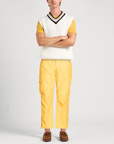 Man Pants Marigold Size 29 Cotton, Polyamide