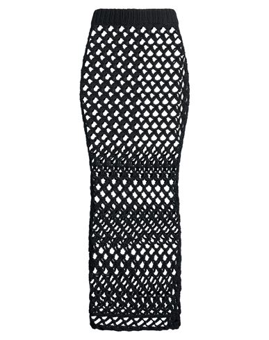 Woman Maxi skirt Black Size M Tanguis cotton