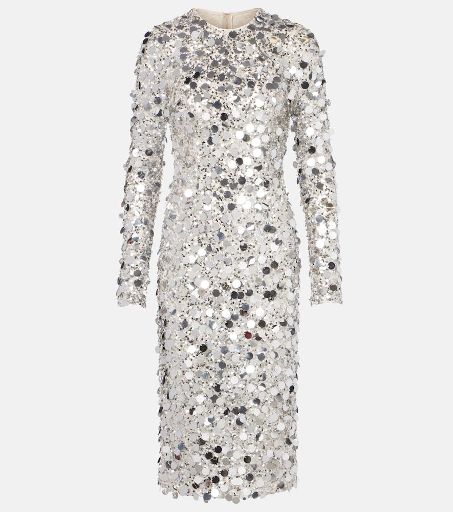 Sequined midi dress