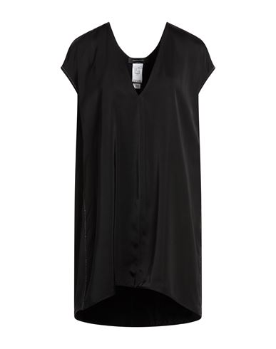 Woman Top Black Size 6 Viscose, Ecobrass