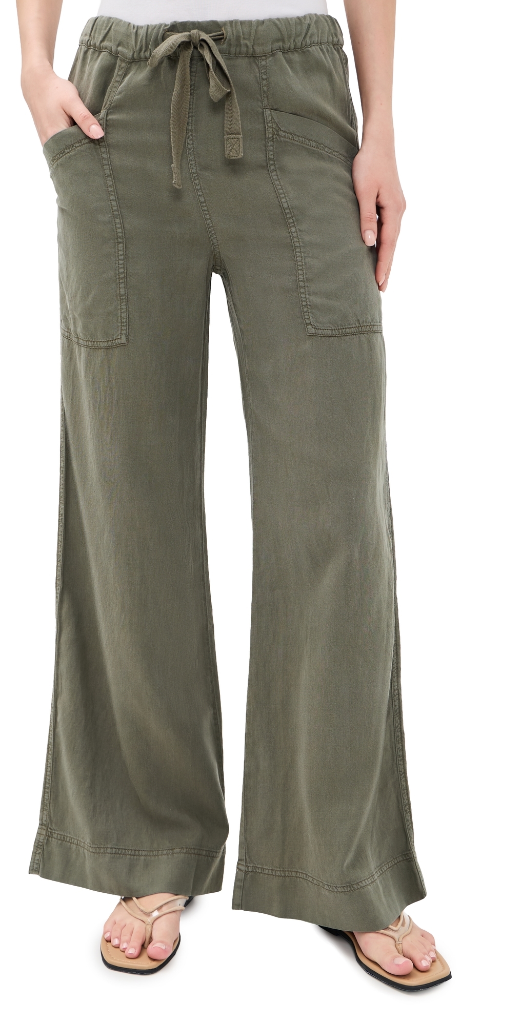 Topanga Drape Pants Thyme