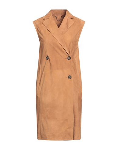 Woman Overcoat Camel