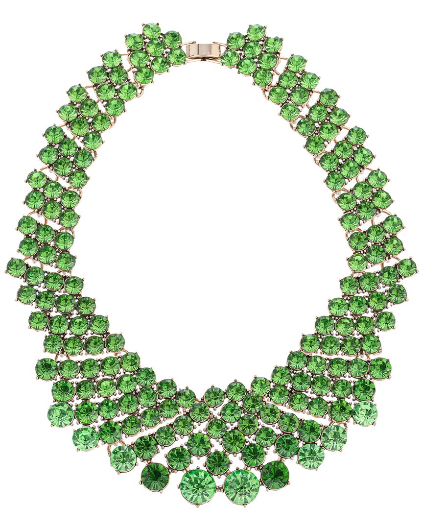 Glass Crystal Statement Necklace