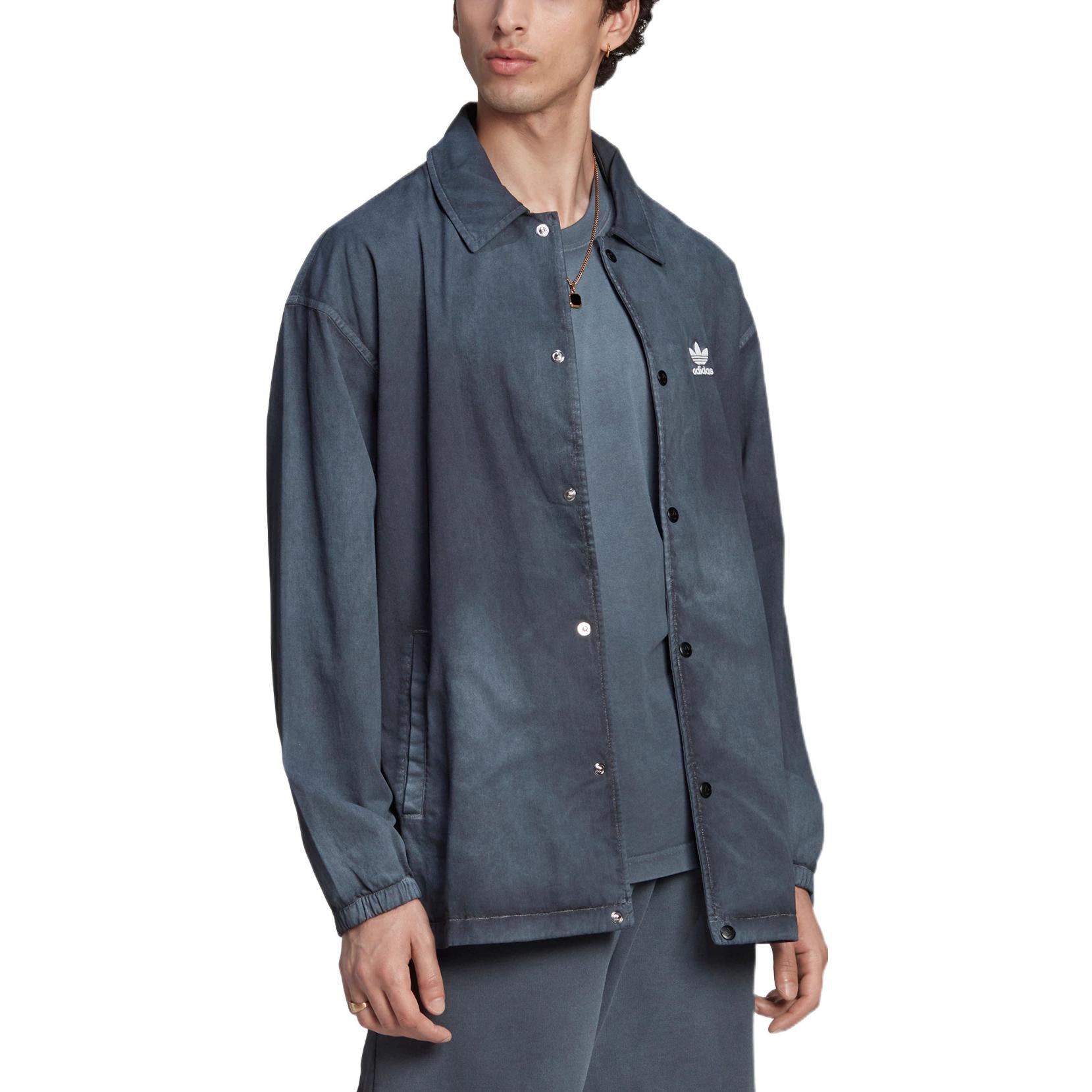 Originals Essentials+ Dye Coach Shirt 'Black'