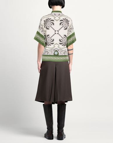 Woman Top Military green Size L Silk