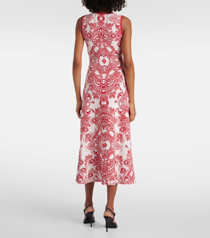 Jacquard midi dress