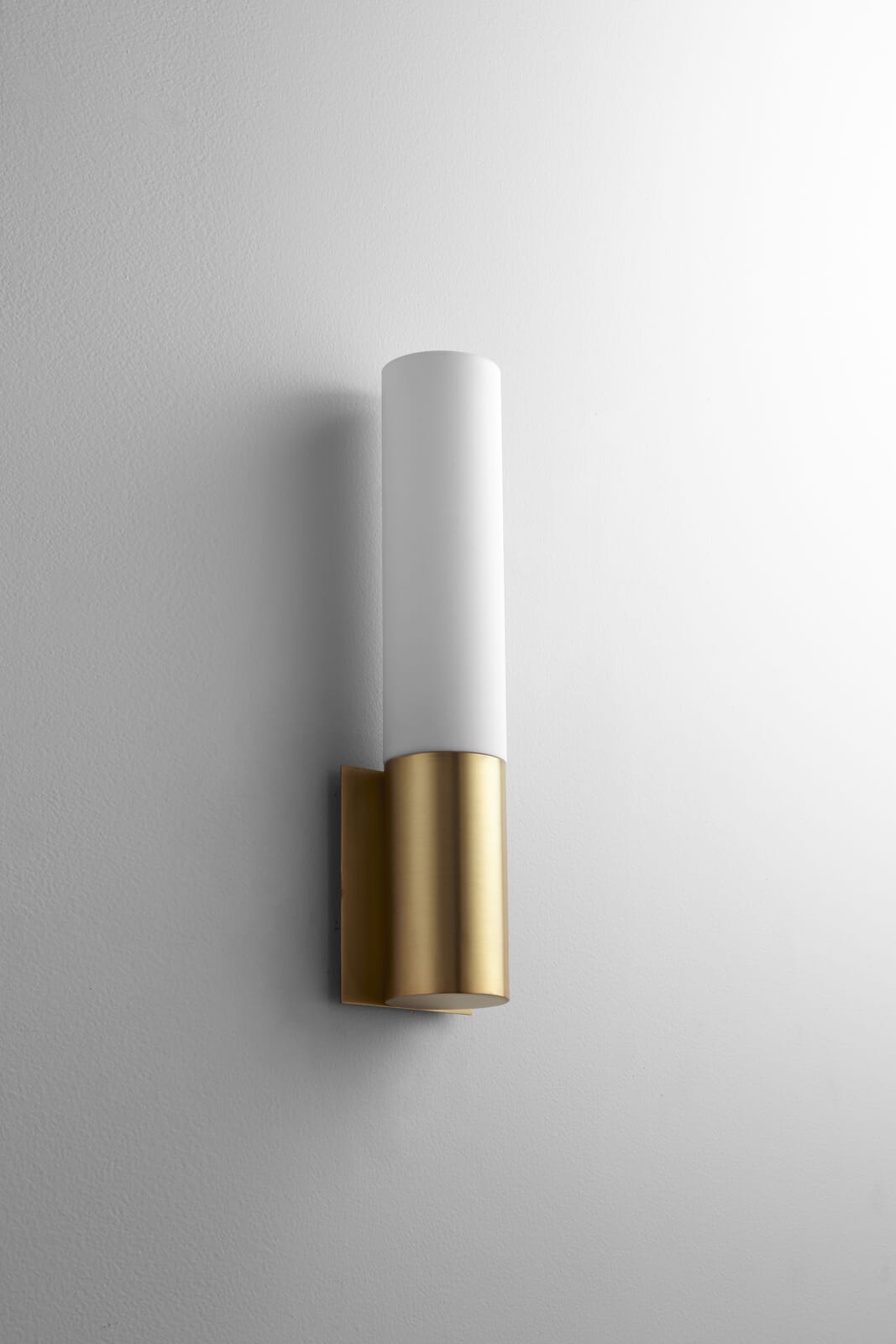Oxygen Magnum Wall Sconce in Aged Bras