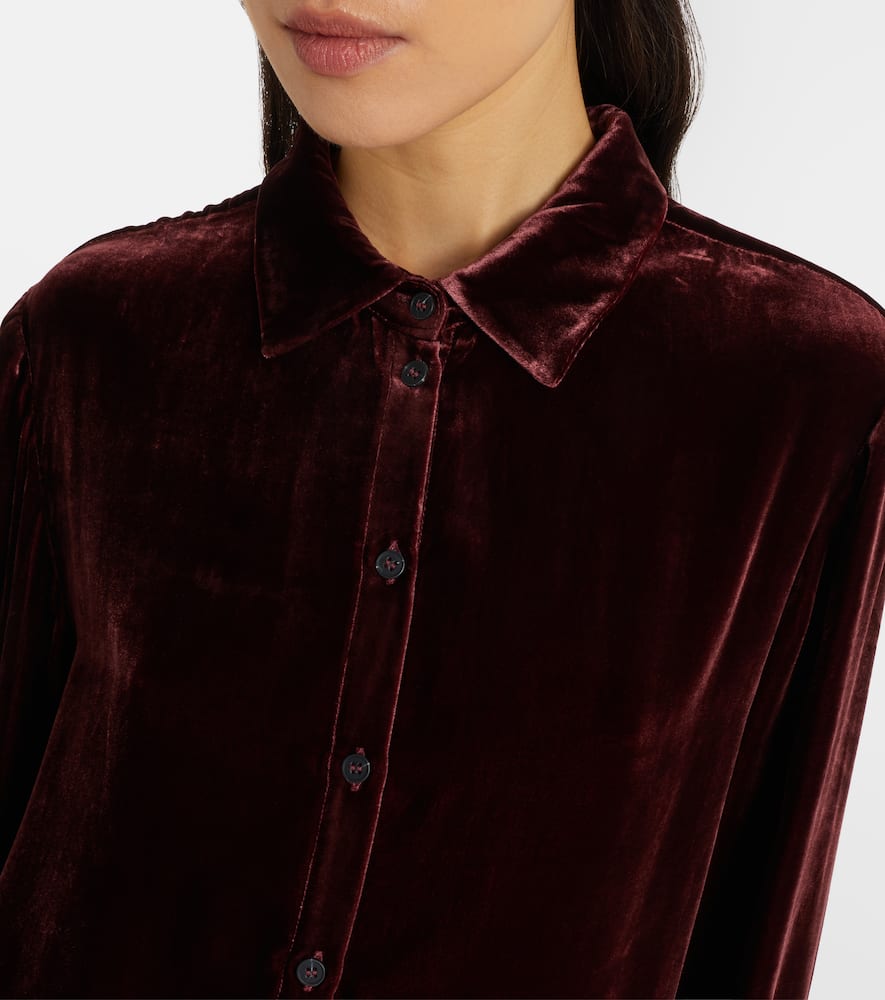 London velvet shirt