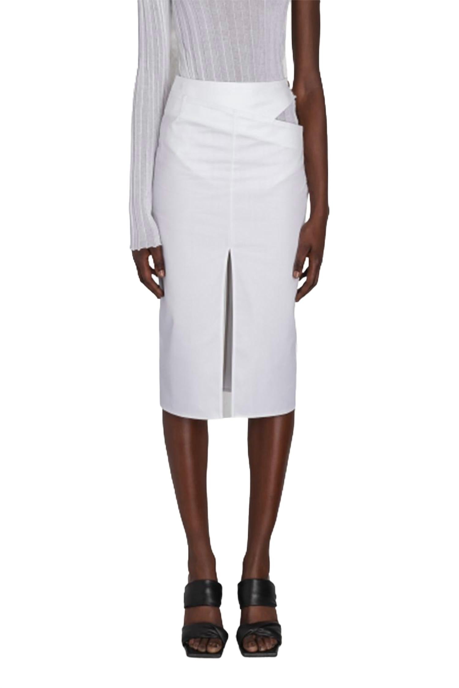Tongs Skirt In White