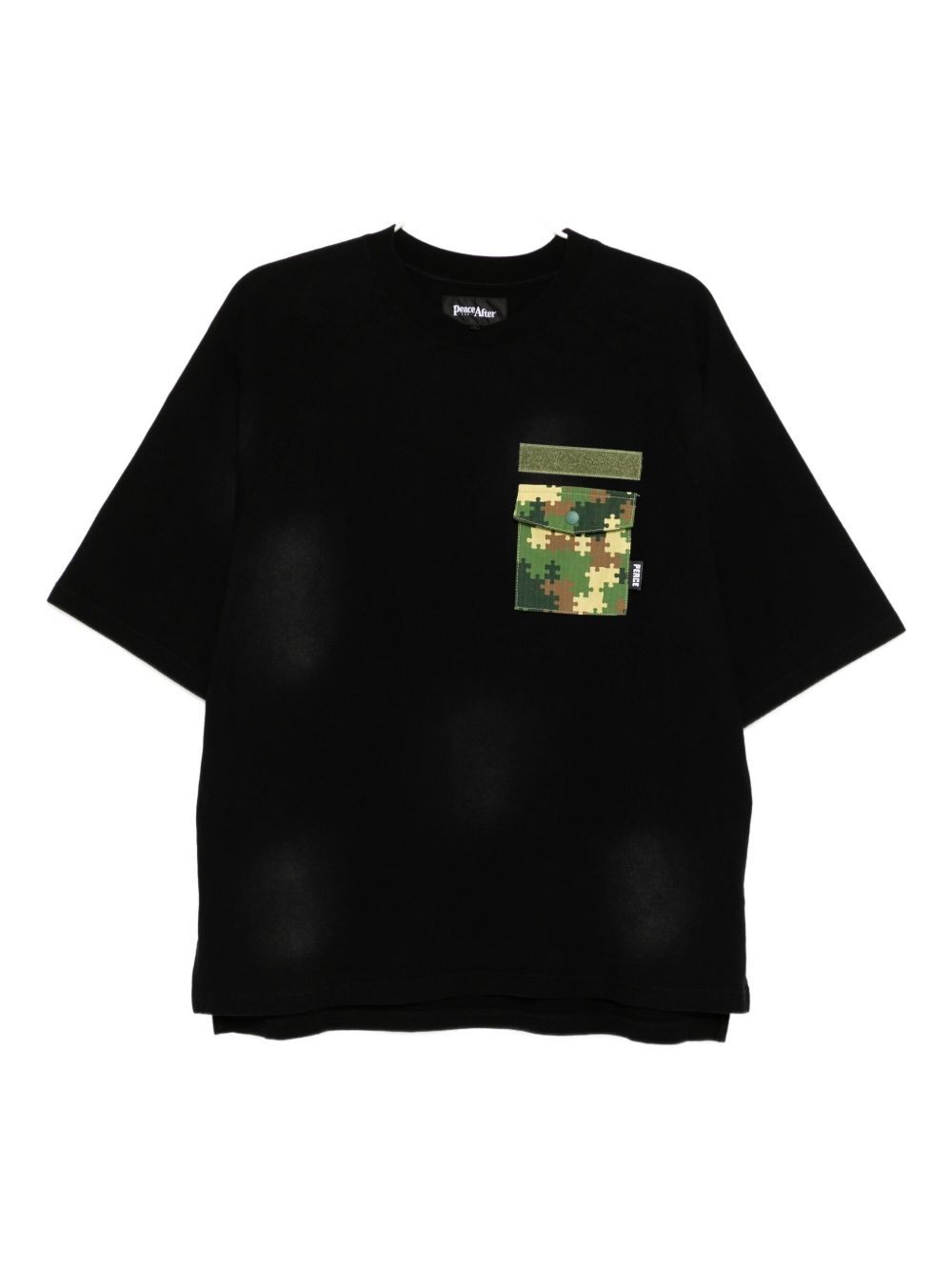 Logo-patch T-shirt - Black