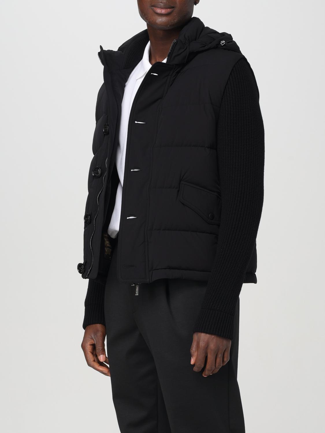 Padded contrast jacket - Blue