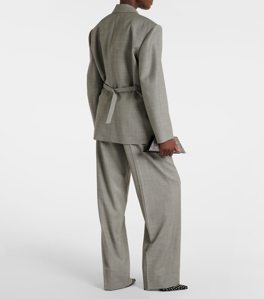 Boxy wool blazer