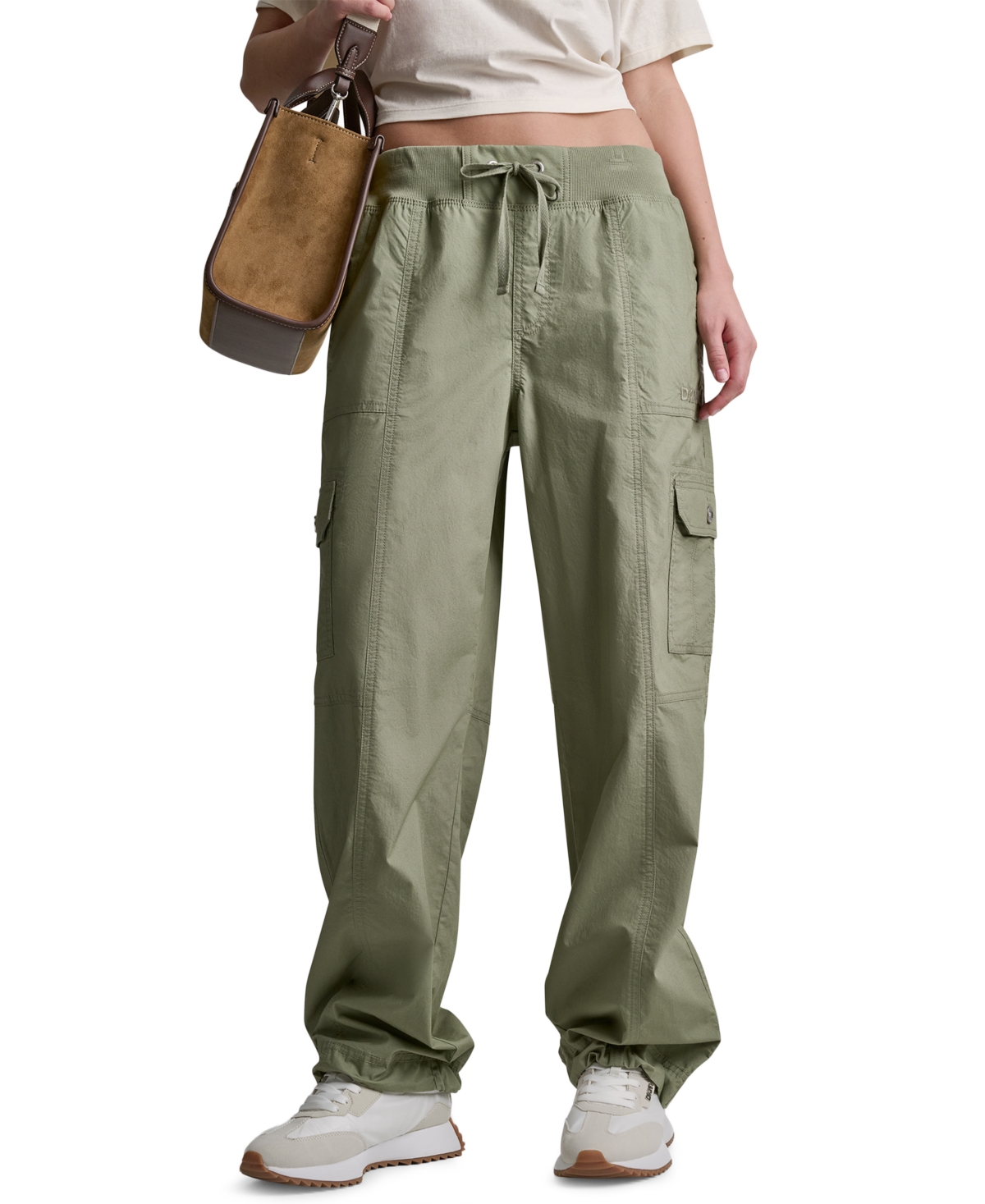 Women's High-Rise Straight-Leg Pants - Bayleaf