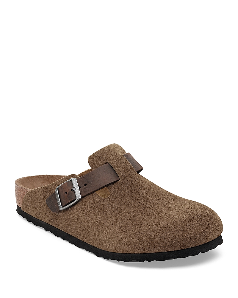 Birkenstock Men's Boston-Suede/Oiled Leather Clog
