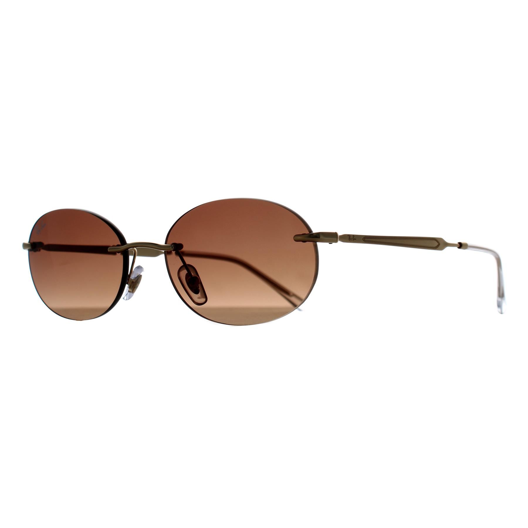 Ray-Ban Unisex Sunglass RB3767 - Frame color: Arista Gold, Lens color: Gradient Brown