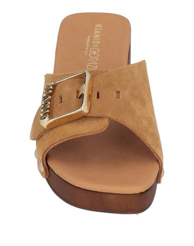 Kianid X Woman Sandals Camel Size 11 Leather