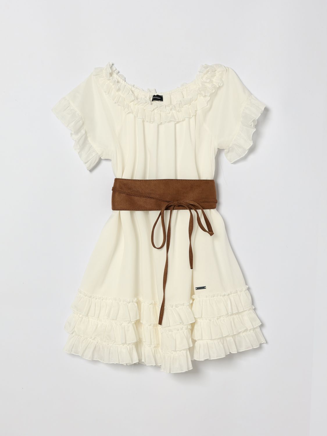 Dress Kids color Yellow Cream
