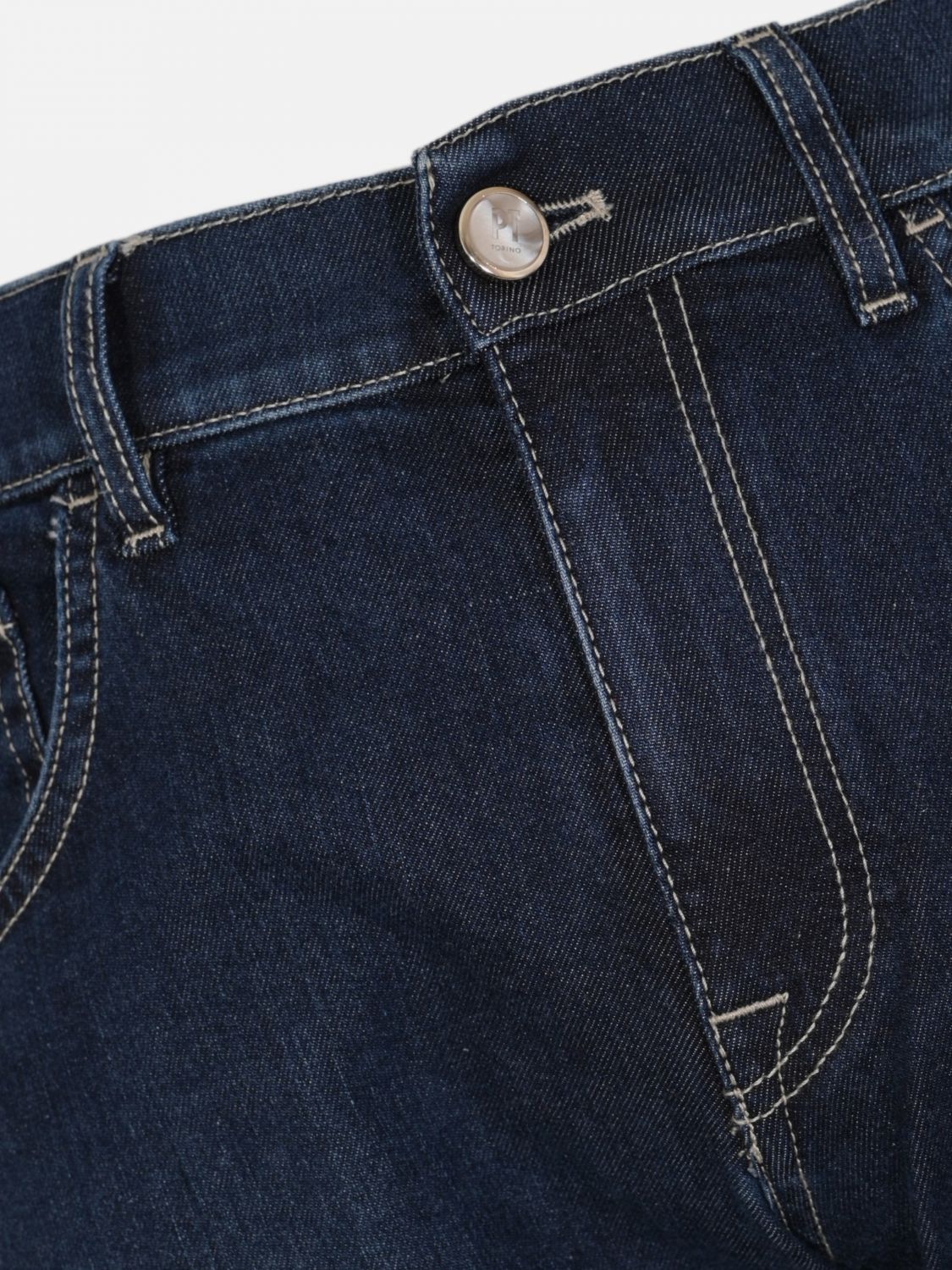 Pants Men color Denim