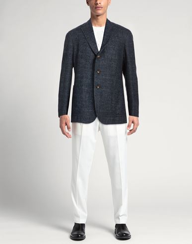 Man Blazer Blue Size 40 Alpaca wool, Wool, Polyamide