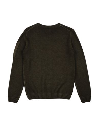 C. p. Company Undersixteen Kid Boy Sweater Military green Size 10 Wool