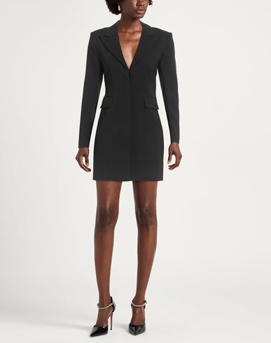 Patrizia Pepe Woman Mini dress Black Size 2 Polyester, Elastane