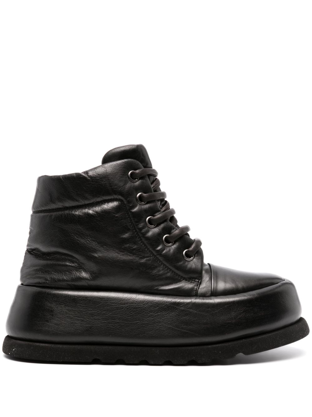 Bombo 65mm leather lace-up shoes - Black