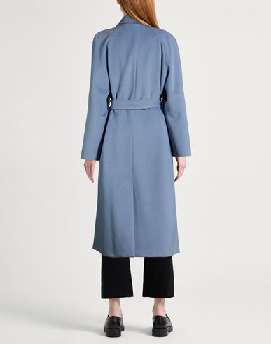 Woman Coat Light blue Size 10 Wool, Polyester, Acrylic