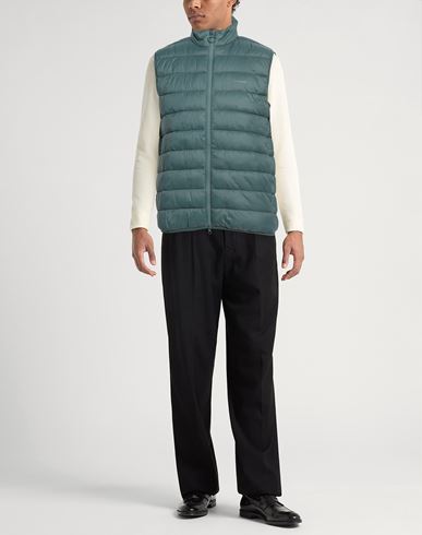 Barbour Man Vest Deep teal Size M Polyamide