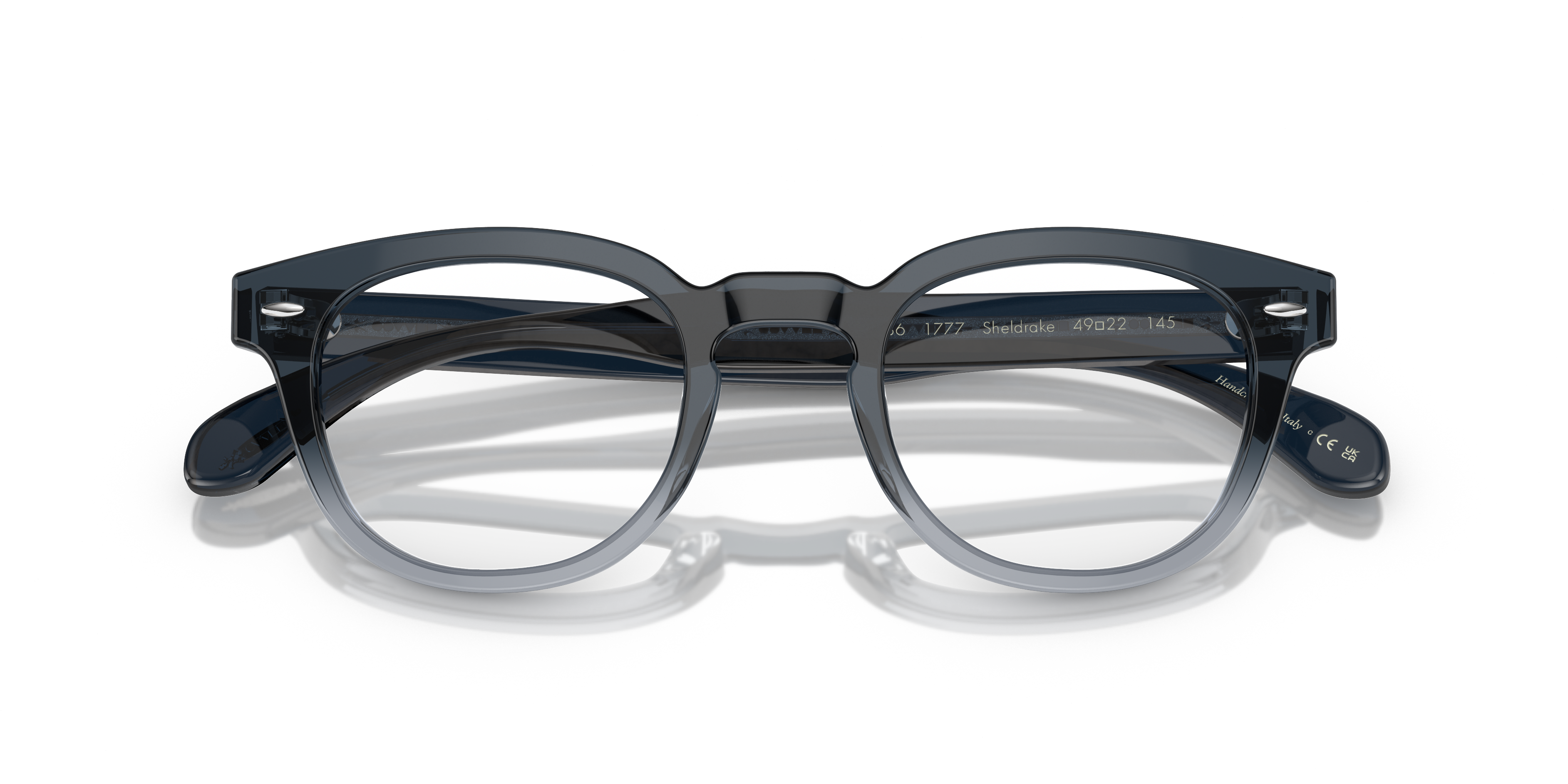 Oliver Peoples Unisex Oliver Peoples OV5036 SHELDRAKE 1777 Optische Fassungen Acetat Blau Transparent Pantos Norma