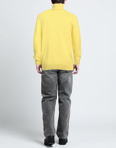 Man Turtleneck Yellow Size XXXL Acrylic, Wool, Alpaca wool